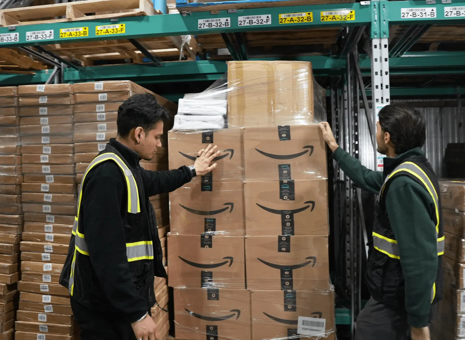 Amazon fulfillment warehouse operations